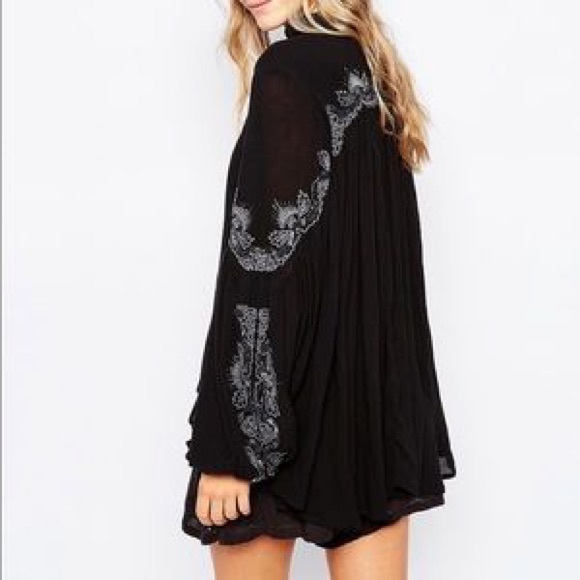 Free People Sweet Escape Embellished Tunic Blouse - Picture 2 of 9